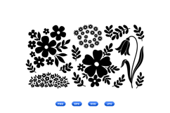 Floral SVG Clipart For Wedding Invites Product Image 2