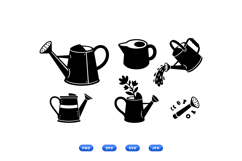 Hand Drawn Watering Can For Crafts Product Image 2