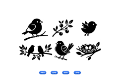 Hand Drawn Bird Clipart For Crafts Product Image 2