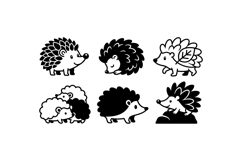 Hand Drawn Hedgehog SVG For Crafts Product Image 1