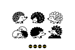 Hand Drawn Hedgehog SVG For Crafts Product Image 3