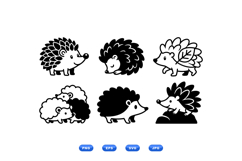 Hand Drawn Hedgehog SVG For Crafts Product Image 2