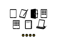 Tablet And E-Reader Icon For App Design Product Image 3