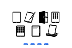 Tablet And E-Reader Icon For App Design Product Image 2