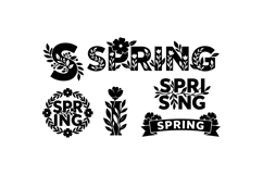 Hand Drawn Spring Floral SVG For Crafts Product Image 2