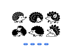 Hand Drawn Hedgehog SVG For Kids Crafts Product Image 2