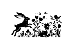 Whimsical Woodland SVG Clipart For Crafts Product Image 1