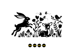 Whimsical Woodland SVG Clipart For Crafts Product Image 3