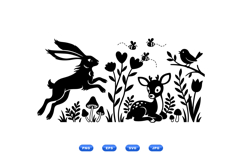 Whimsical Woodland SVG Clipart For Crafts Product Image 2