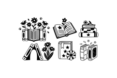 Hand Drawn Floral Book Illustration Product Image 1