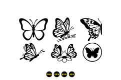 Hand Drawn Butterfly Vector For Crafts Product Image 3