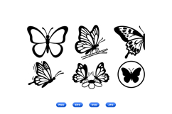 Hand Drawn Butterfly Vector For Crafts Product Image 2