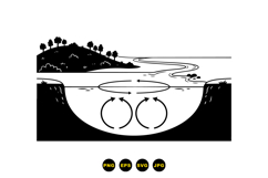 Hand Drawn Lake Circulation Vector For Crafts Product Image 3