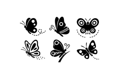 Hand Drawn Butterfly Vector For Crafts Product Image 3