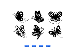 Hand Drawn Butterfly Vector For Crafts Product Image 2