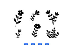 Hand Drawn Floral SVG For Crafts Product Image 2