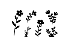 Hand Drawn Floral Vector Illustrations For Invitations Product Image 3