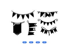 Hand Drawn Flag Clipart For Party Invitations Product Image 1