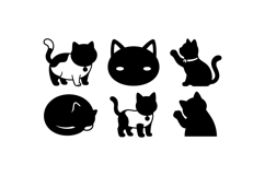 Cat Silhouette SVG For Crafting And Printables Product Image 2