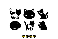 Cat Silhouette SVG For Crafting And Printables Product Image 3