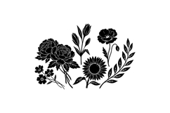 Hand Drawn Floral SVG For Invitations Product Image 3
