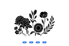 Hand Drawn Floral SVG For Invitations Product Image 2