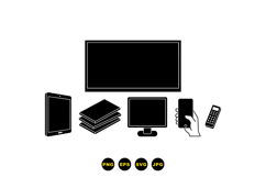 Minimal Tech Icon Clipart For Print And Web Product Image 3