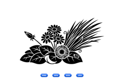 Hand Drawn Daisy Floral SVG For Crafts Product Image 2