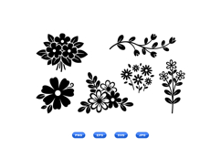 Hand Drawn Floral SVG For Invitations Product Image 2