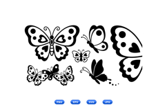 Hand Drawn Butterfly SVG For Crafts Product Image 2