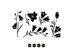 Bellflower Vector Floral For Invitations Product Image 3