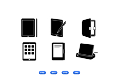 Tablet Icon For UI Mockups And Print Product Image 2