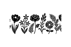 Hand Drawn Floral SVG For Invitations Product Image 2