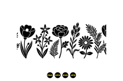 Hand Drawn Floral SVG For Invitations Product Image 3