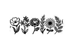 Hand Drawn Floral Clipart For Invitations Product Image 2