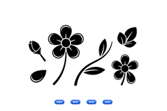 Hand Drawn Floral SVG For Invitations Product Image 2