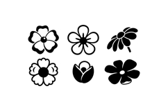Hand Drawn Floral SVG For Crafts Product Image 2
