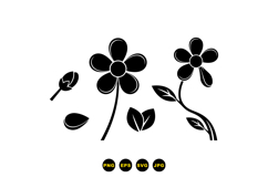 Hand Drawn Floral SVG For Invitations Product Image 3