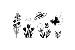 Spring Floral Vector For Invitations Product Image 1