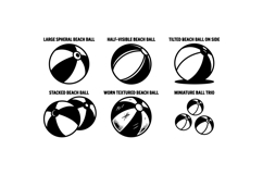 Beach Ball Vector Illustration For Crafts Product Image 1