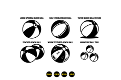Beach Ball Vector Illustration For Crafts Product Image 3
