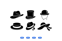 Vector Hat Clipart For Fashion Graphics Product Image 1