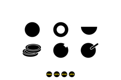 Minimal Round SVG Icon For UI And Print Product Image 3