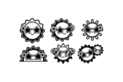 Hand Drawn Sunny Sun Icons For Summer Product Image 3