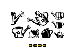 Hand Drawn Watering Can SVG For Invitations Product Image 3