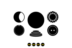 Minimal Circular Icon For UI And Print Product Image 3