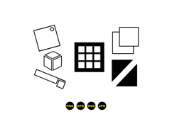Geometric SVG Grid And Shape For Crafts Product Image 3