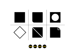 Vector Geometric Square Icons For Crafts And Print Product Image 3