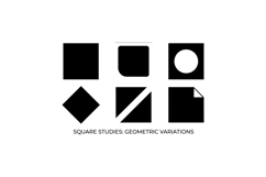 Geometric Square SVG For Crafts And Logos Product Image 3