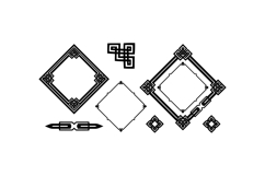 Ornamental Geometric Frame For Crafts Product Image 3